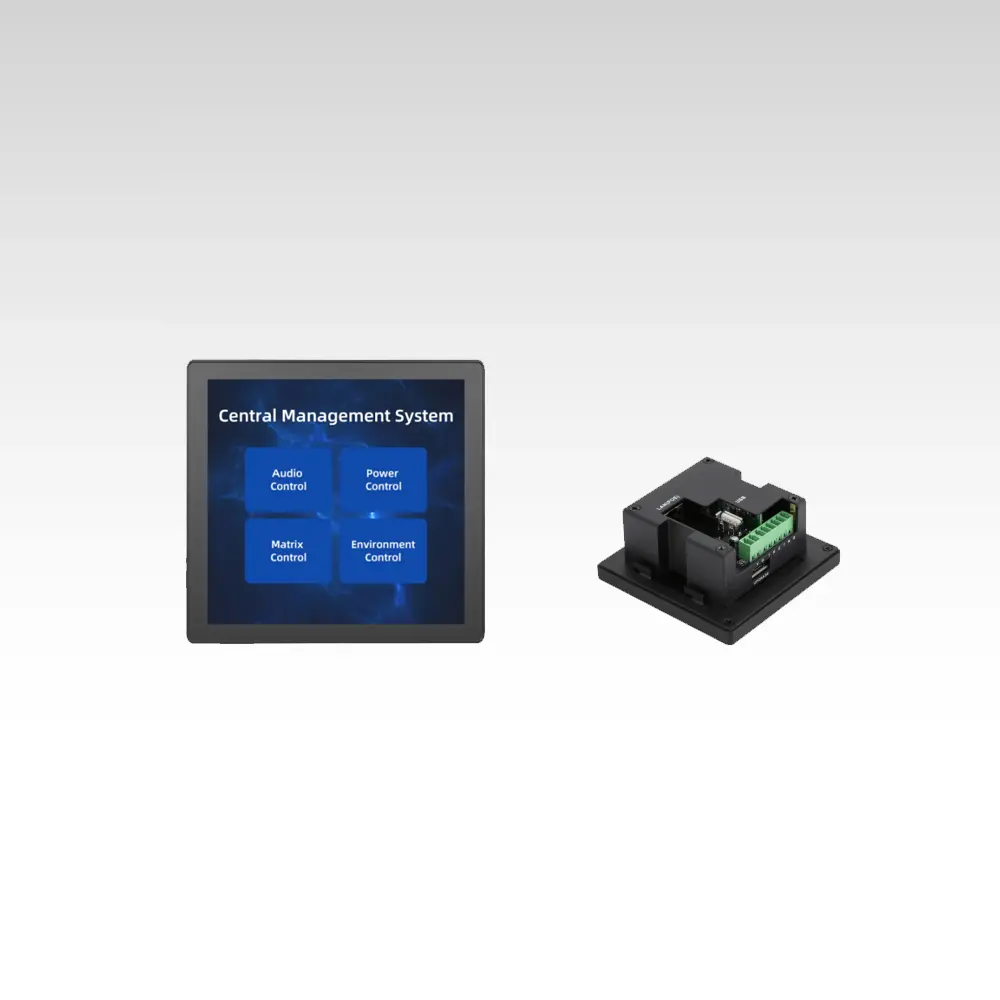 4-inch wall mounted POE touch screen/controller
