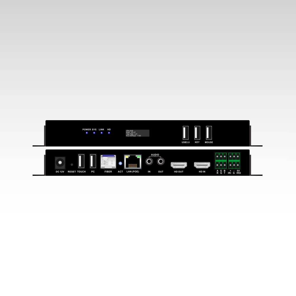 4K@60 AV over IP System with Video Wall and KVM workstation
